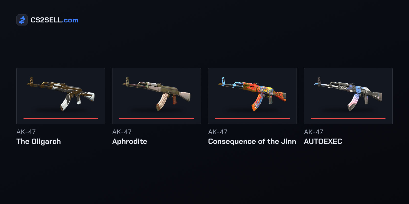 CS2-era AK-47 Coverts from 2025 and 2026