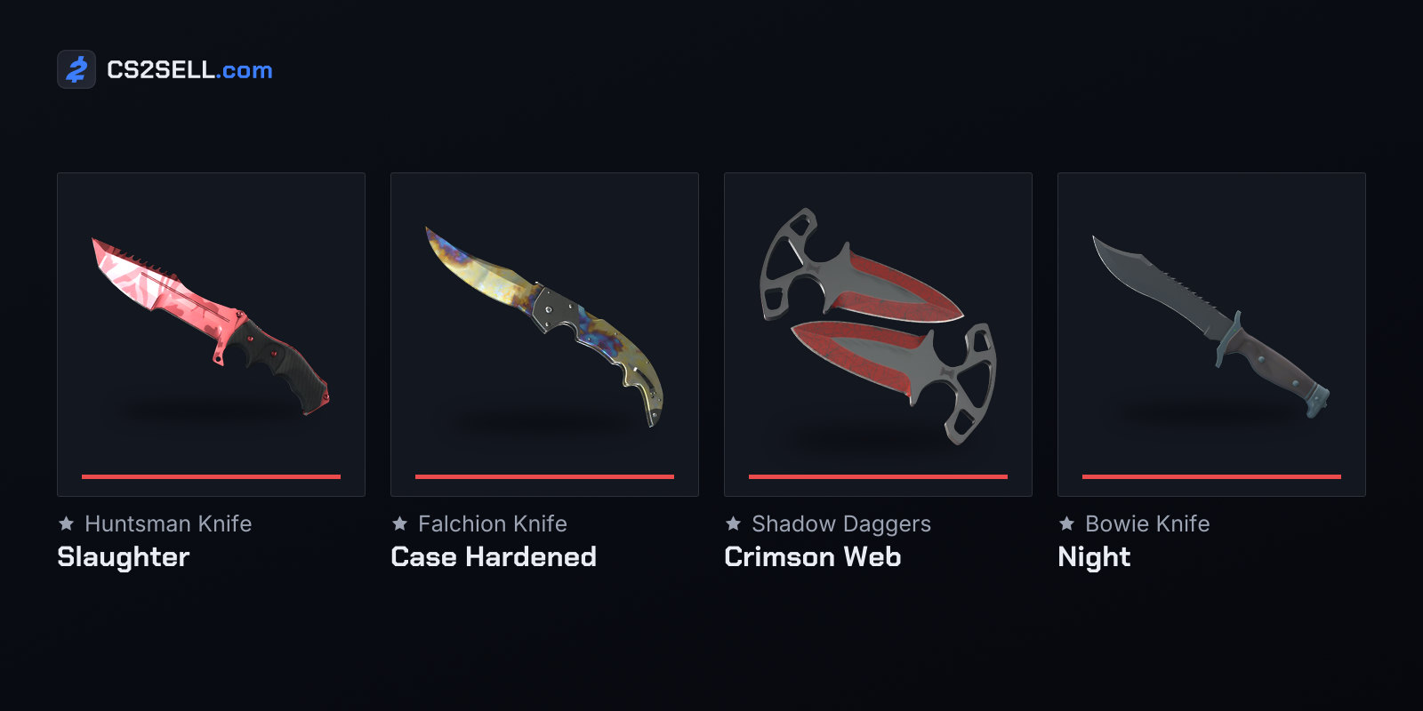 Original finishes from each launch case