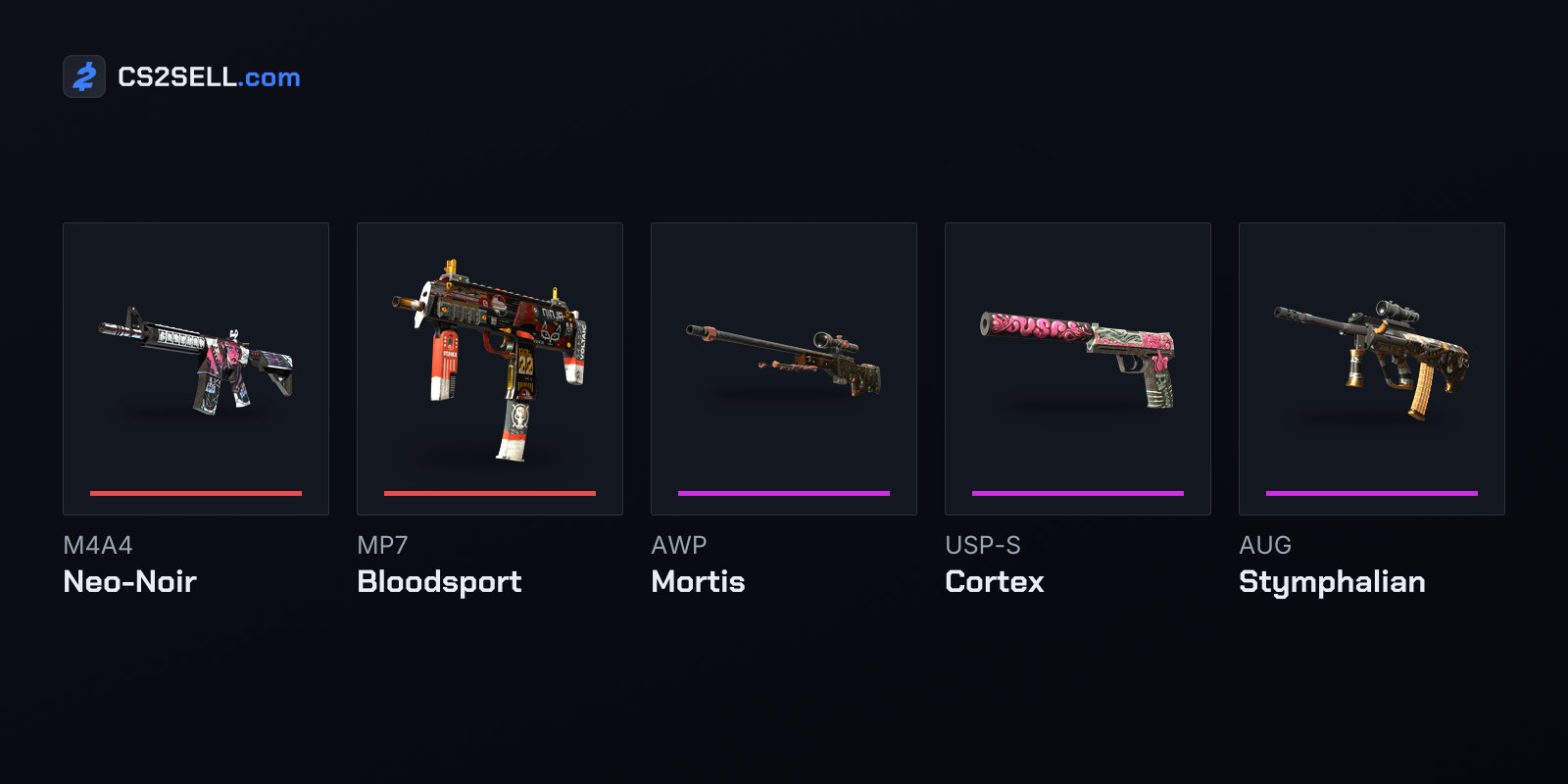 The Clutch Case's two Coverts and three Classifieds