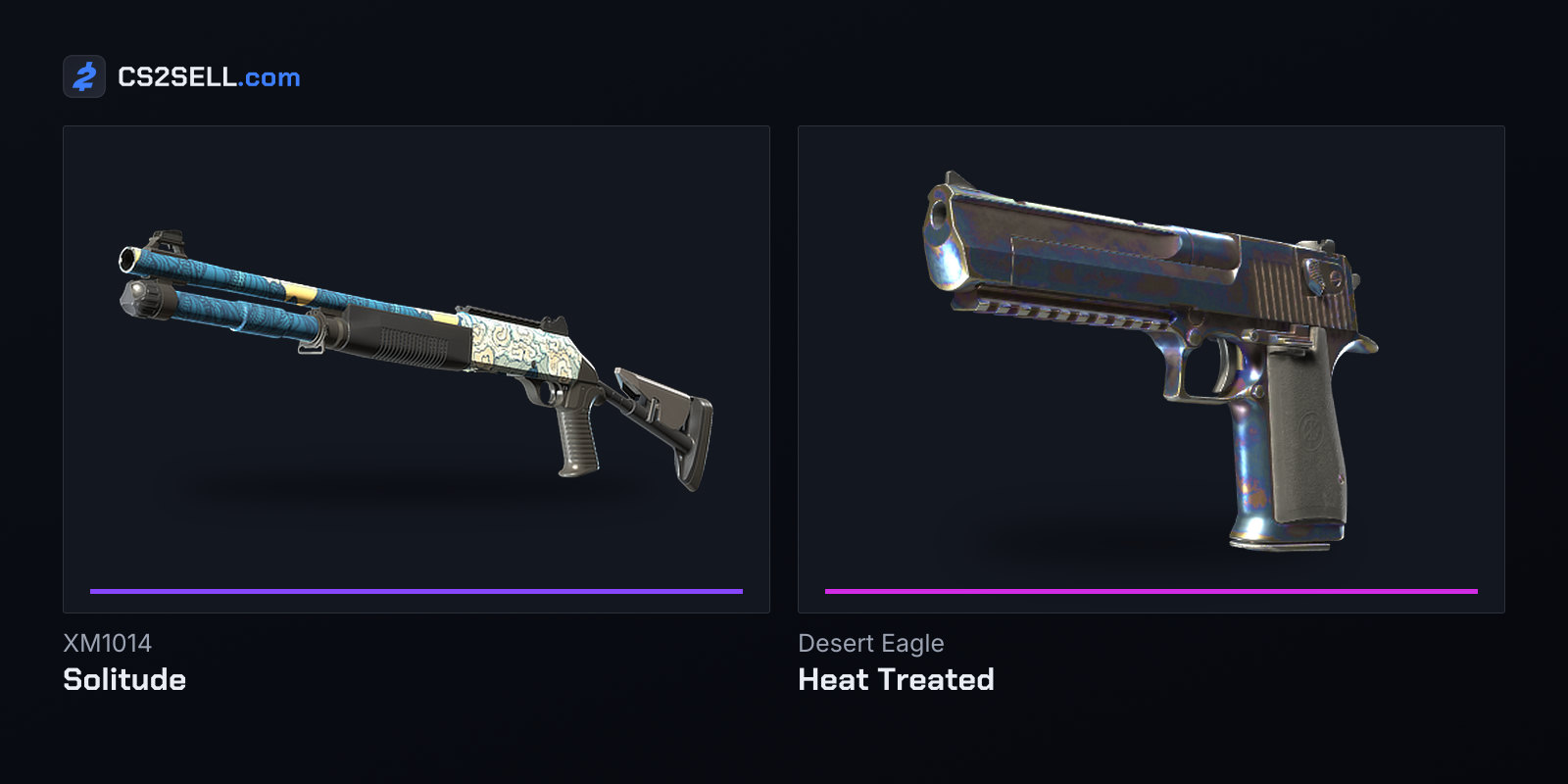The XM1014 Solitude and the Heat Treated Desert Eagle, the first two Armory limited editions