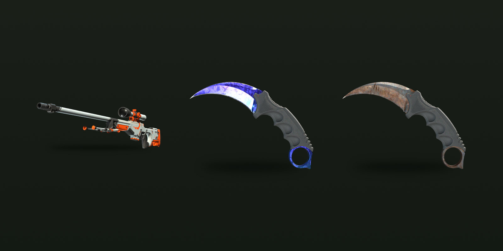 Three finishes whose caps rule out whole wear tiers