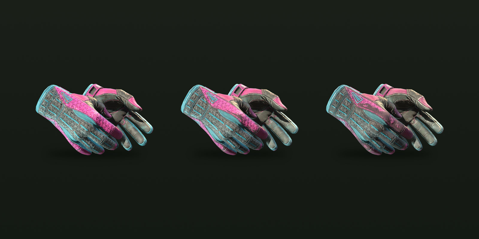 The same Sport Gloves | Vice at three wear levels