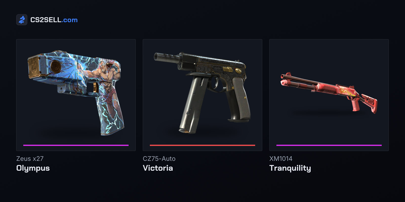 The Zeus, CZ75-Auto and XM1014 had their kill rewards changed in April 2024