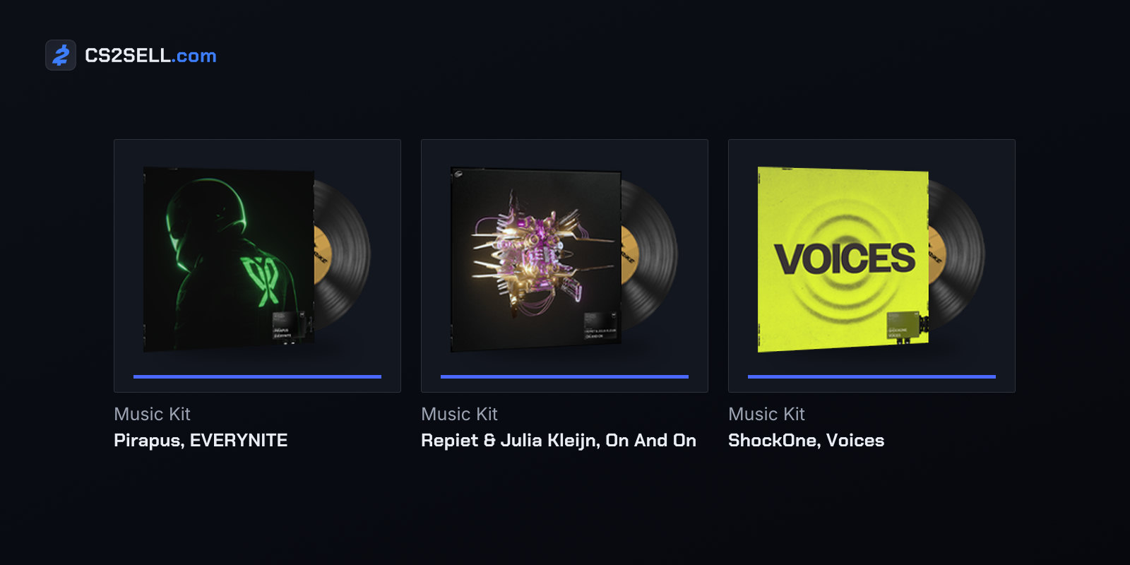 The other three NIGHTMODE II kits, each sold in standard and StatTrak versions The other three NIGHTMODE II kits, each sold in standard and StatTrak versions