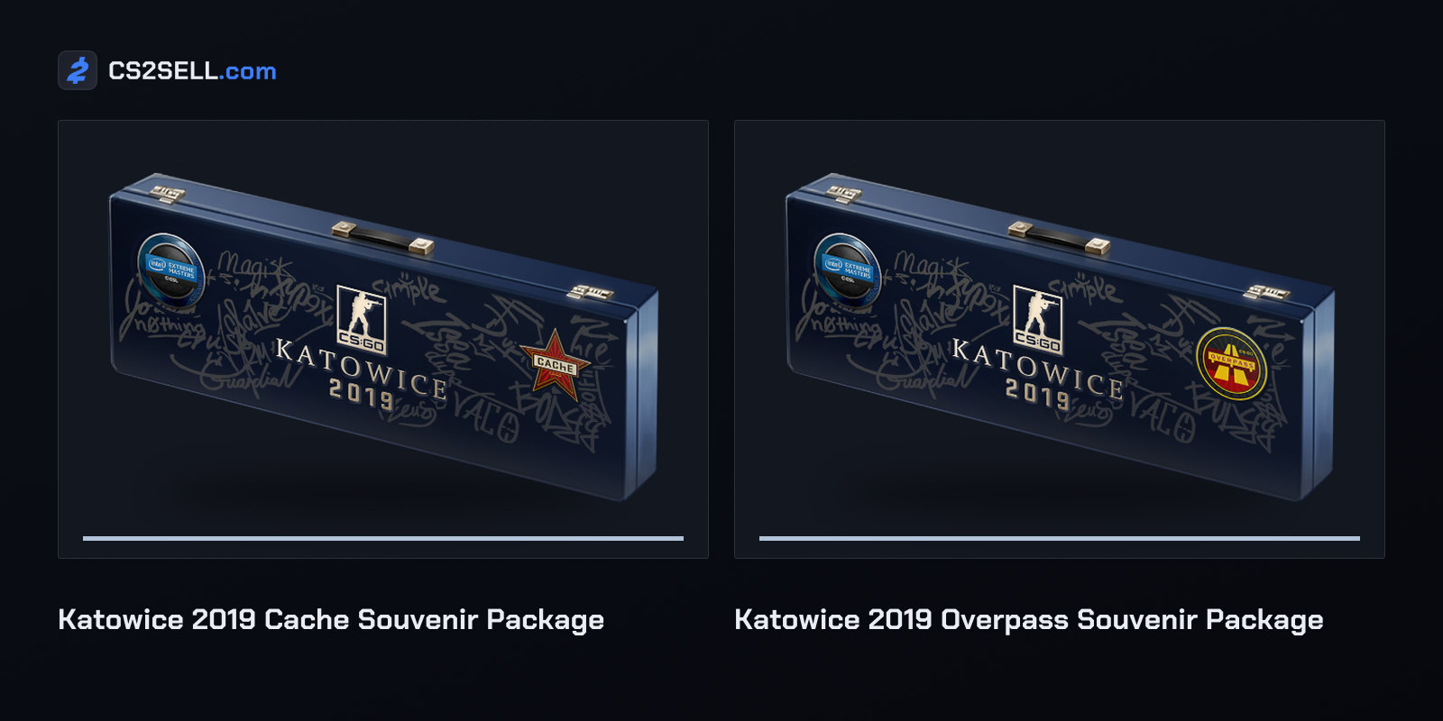 Cache's last Souvenir package came from IEM Katowice 2019, shortly before it left Active Duty