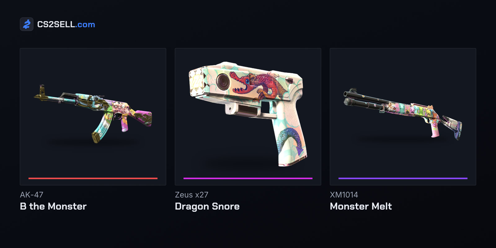 Skins from the Overpass 2024 Collection, which the Armory had added in October 2024