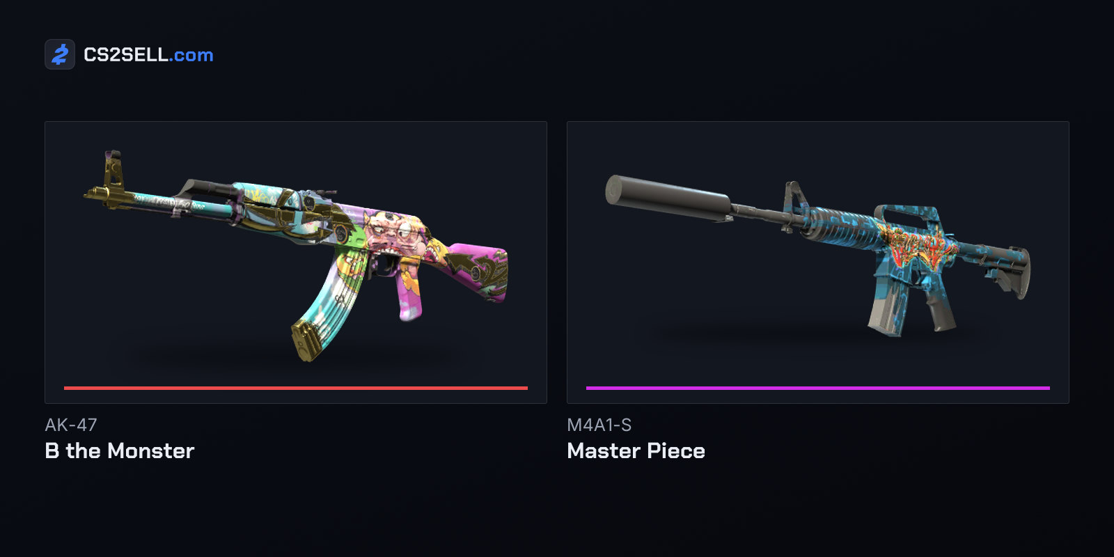 The Covert skin of the Overpass 2024 Collection, added to the Armory in October 2024, and the top skin of the original Overpass Collection