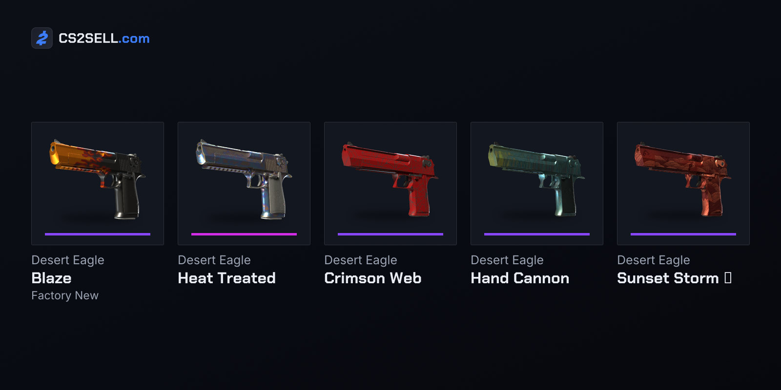 The Blaze, the Heat Treated limited edition and three more Restricted finishes