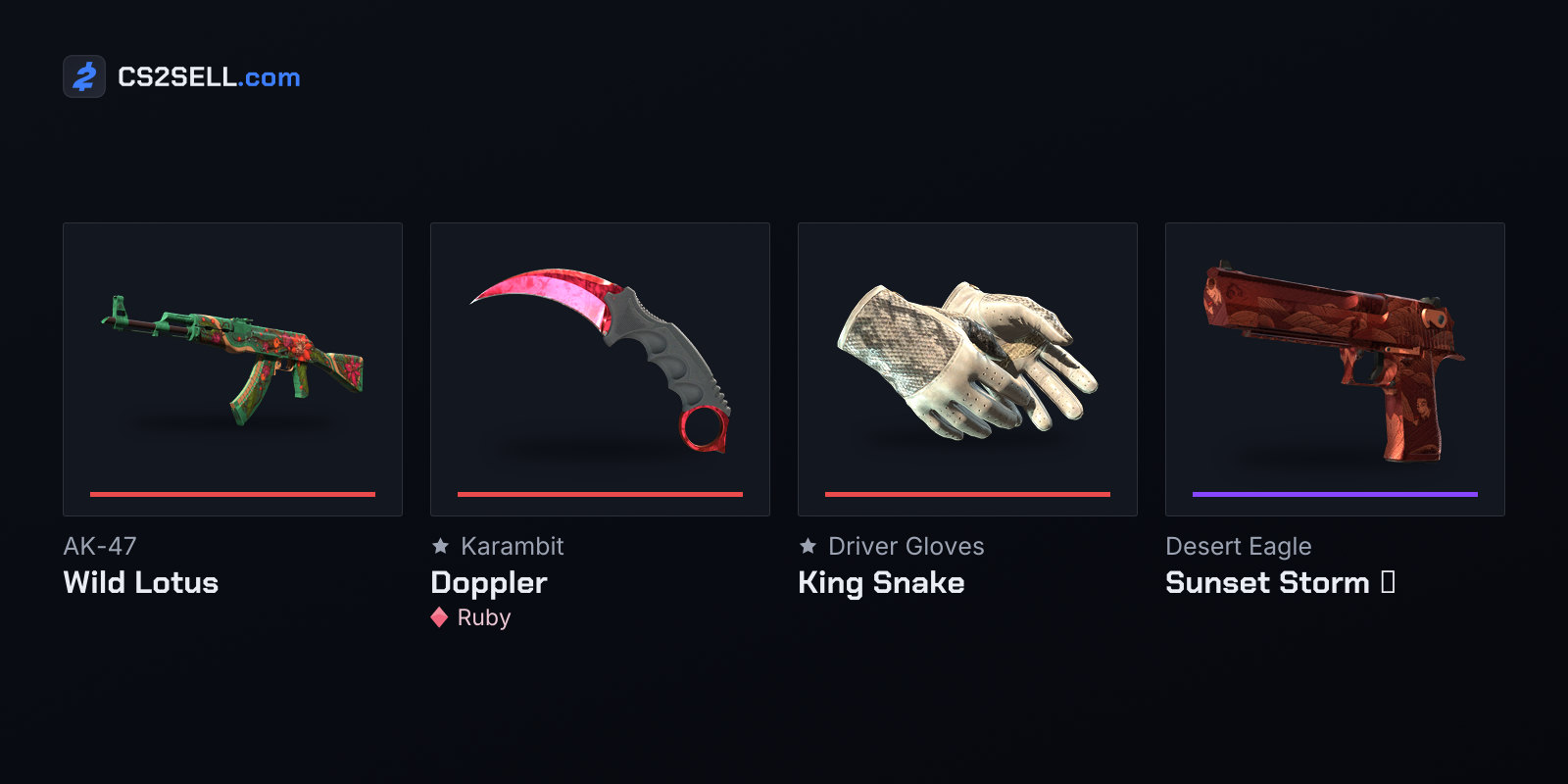 Skins in donk's match loadout as listed by ProSettings on October 25, 2026