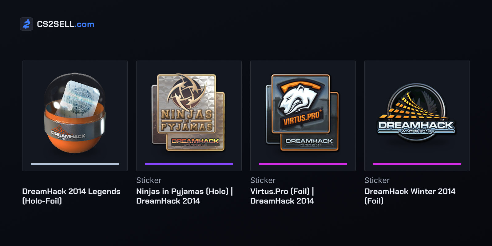 The only capsule of the event, with holo and foil stickers of the six Legends