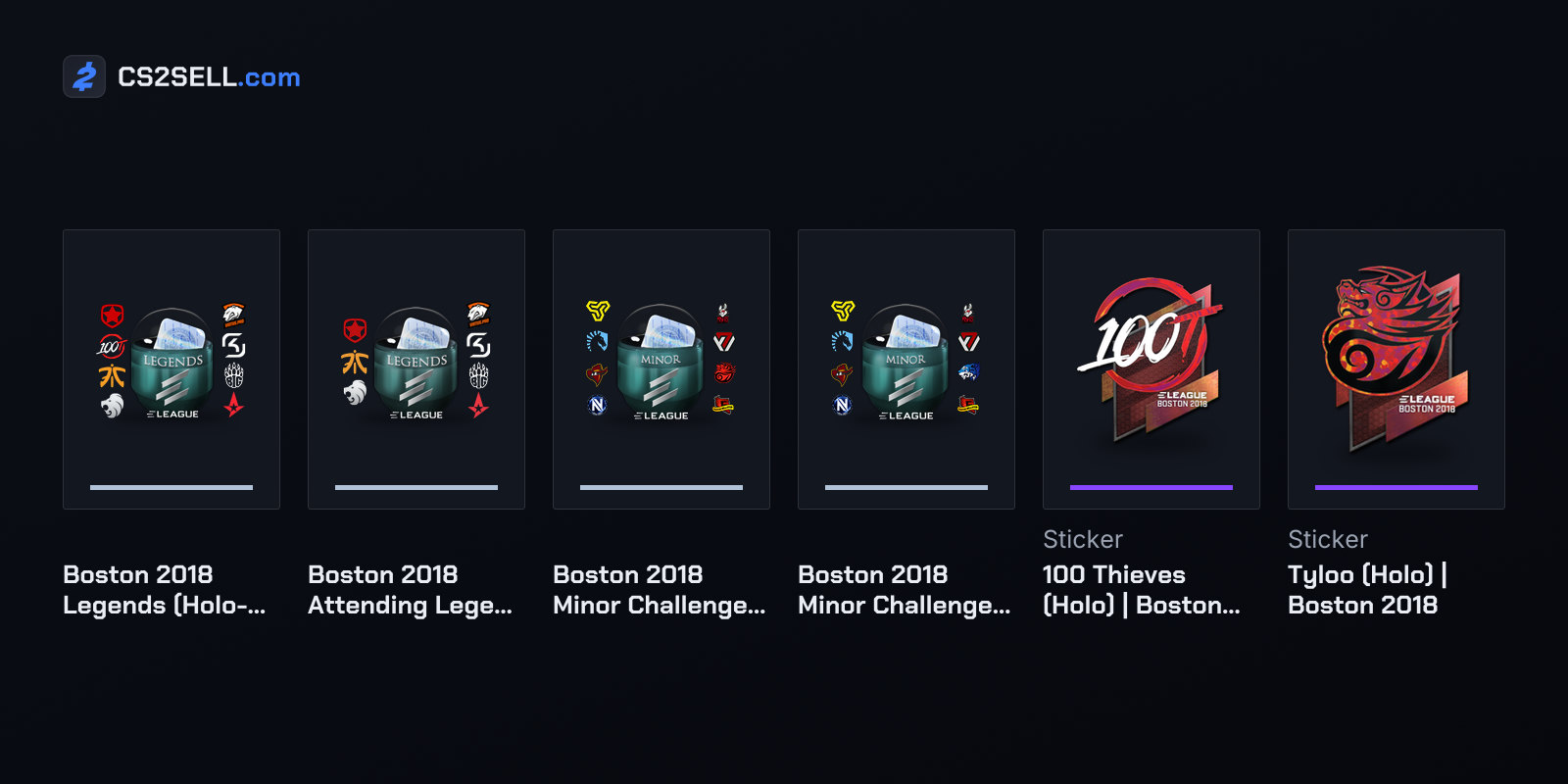 The original and replacement capsules, with holo stickers of the two teams that withdrew