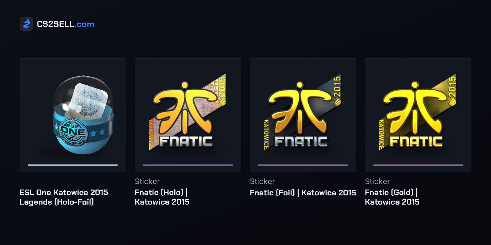 The Legends capsule and the champions' sticker in holo, foil and the Souvenir-only gold
