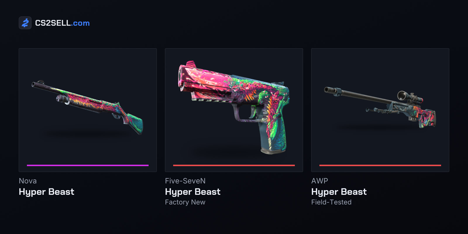 The Classified Nova and two of the three Covert Hyper Beasts