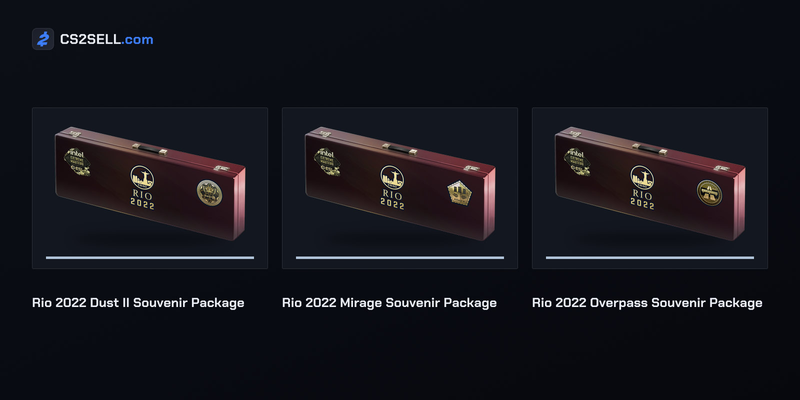 The last Dust II package before the map left the pool, and the two maps of the final