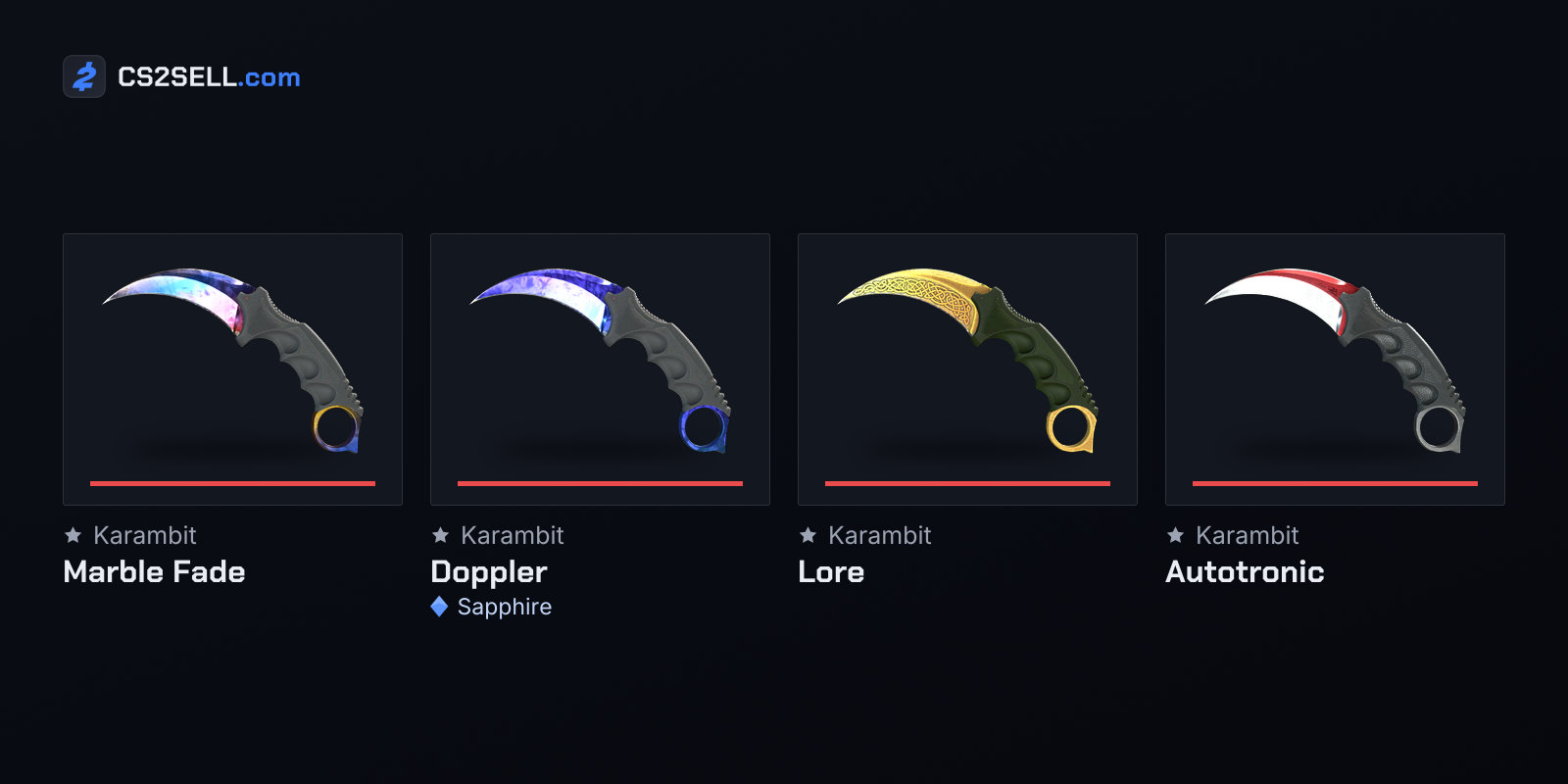 Marble Fade, a Sapphire Doppler, Lore and Autotronic