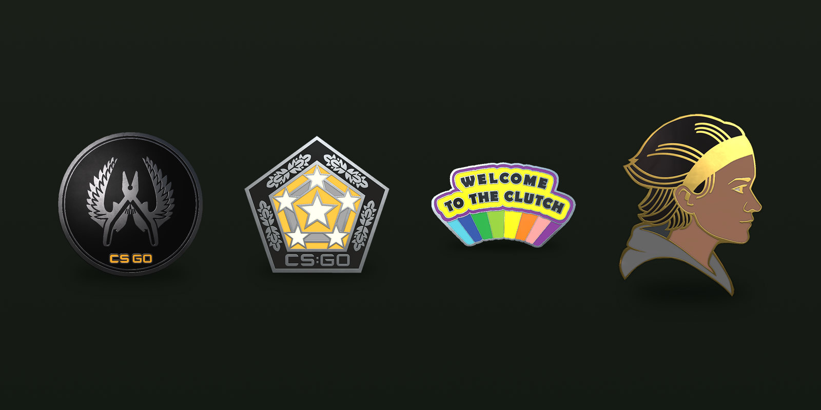 One pin from each series: Series 1, Series 2, Series 3 and Half-Life: Alyx