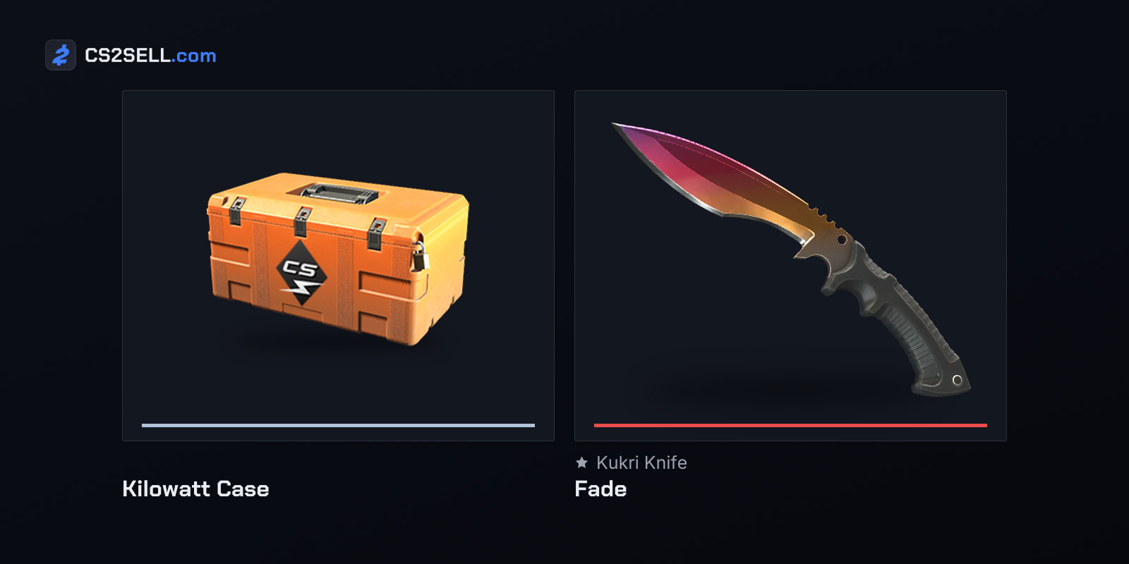 Five StatTrak Coverts from a case such as Kilowatt can now become a StatTrak knife from that case, here the Kukri