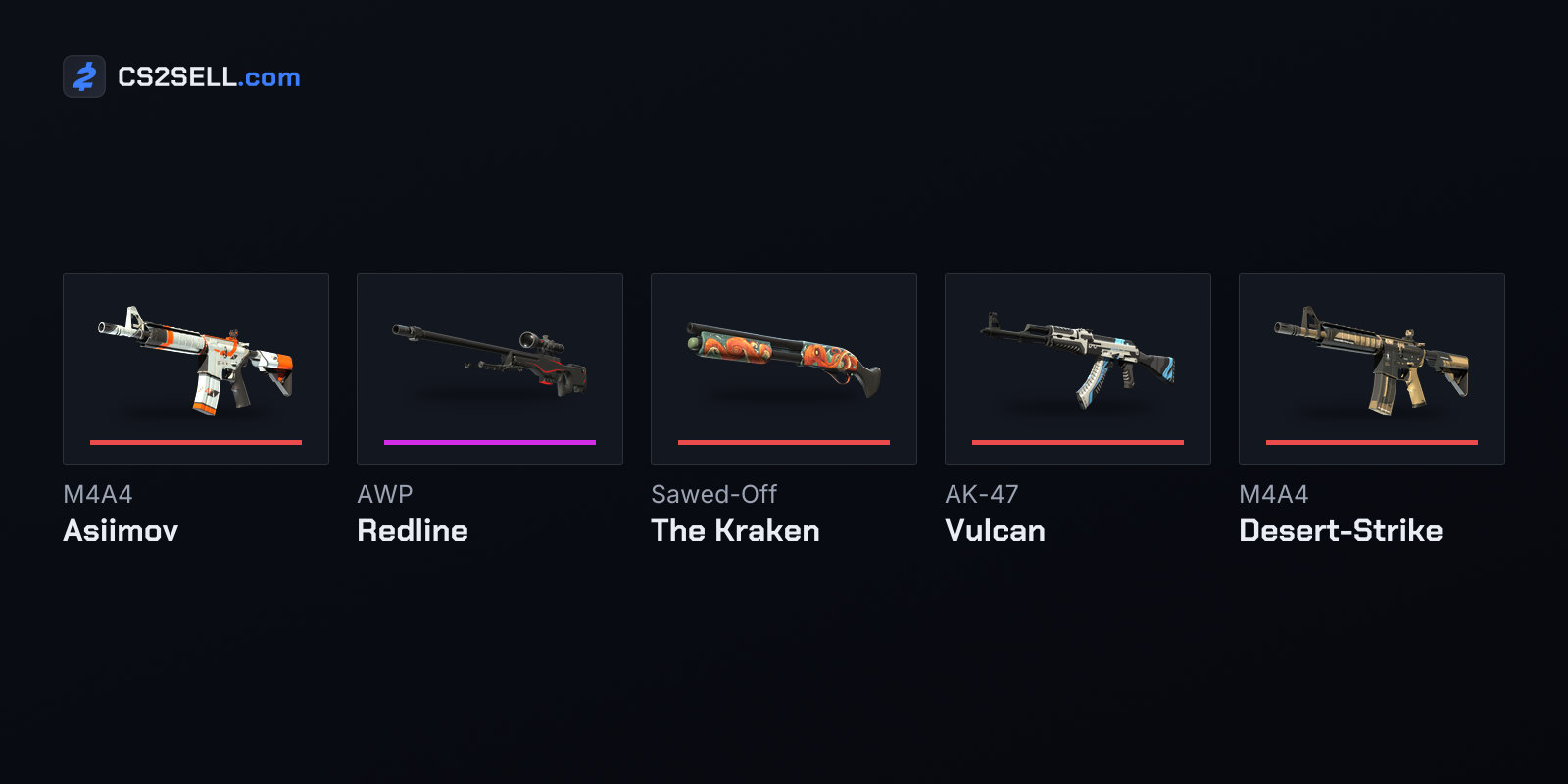 The Coverts of both cases and the Winter Offensive AWP